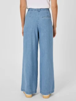Hosen|Jeans * LANIUS Damenjeans mit Bundfalte TENCEL™ Denim