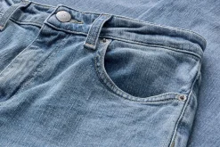 Hosen|Jeans * Mud Jeans Damenjeans Tapered Stretch Mittelblau