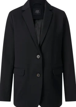 Blazer & Westen * LANIUS Damen-Jerseyblazer Schwarz