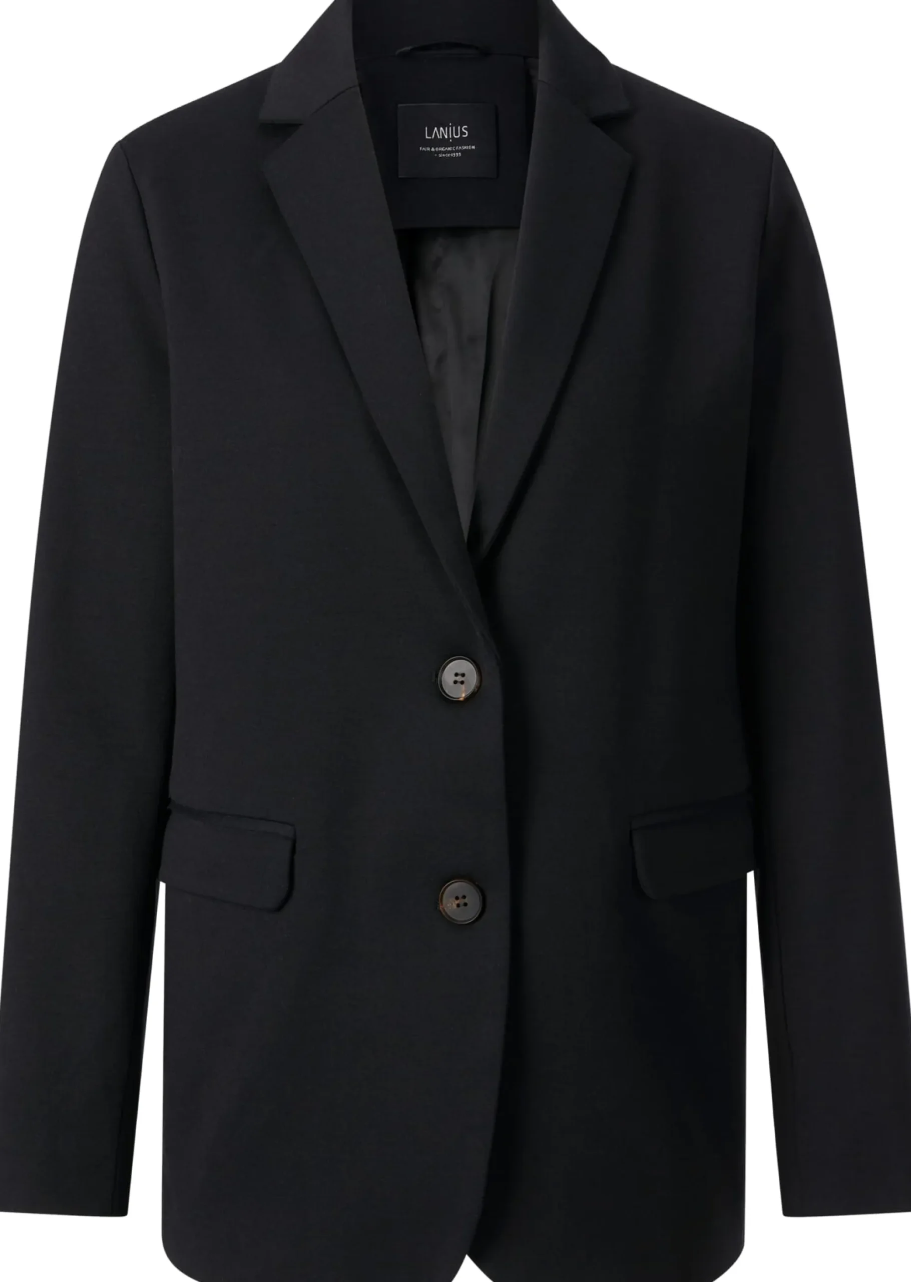 Blazer & Westen * LANIUS Damen-Jerseyblazer Schwarz