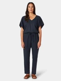 Hosen * LANIUS Damen-Jumpsuit Dunkelblau