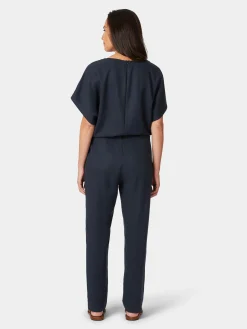 Hosen * LANIUS Damen-Jumpsuit Dunkelblau
