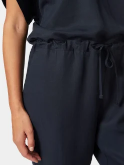 Hosen * LANIUS Damen-Jumpsuit Dunkelblau