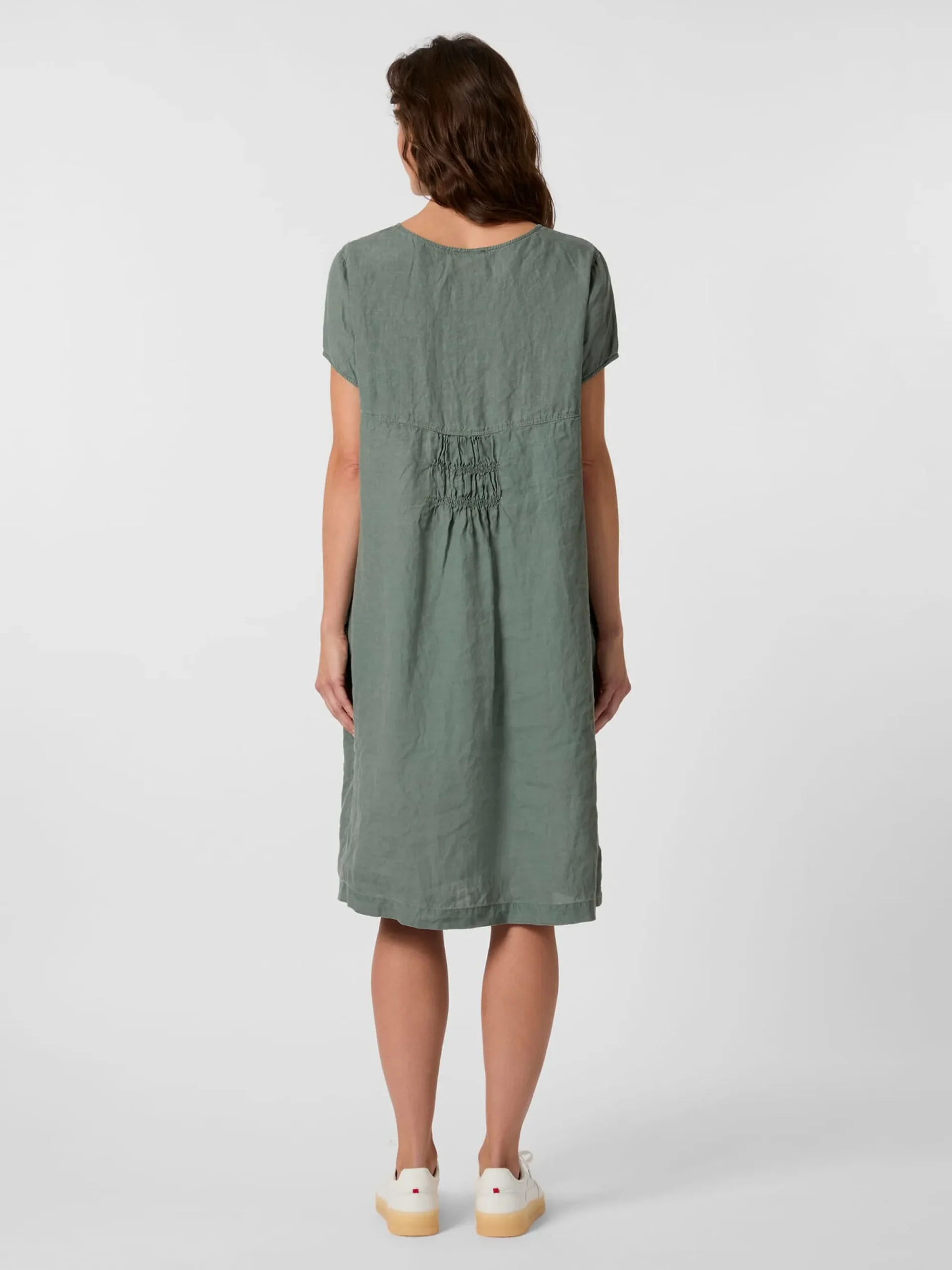 Kleider * Oska Damenkleid Hanf Kurzarm