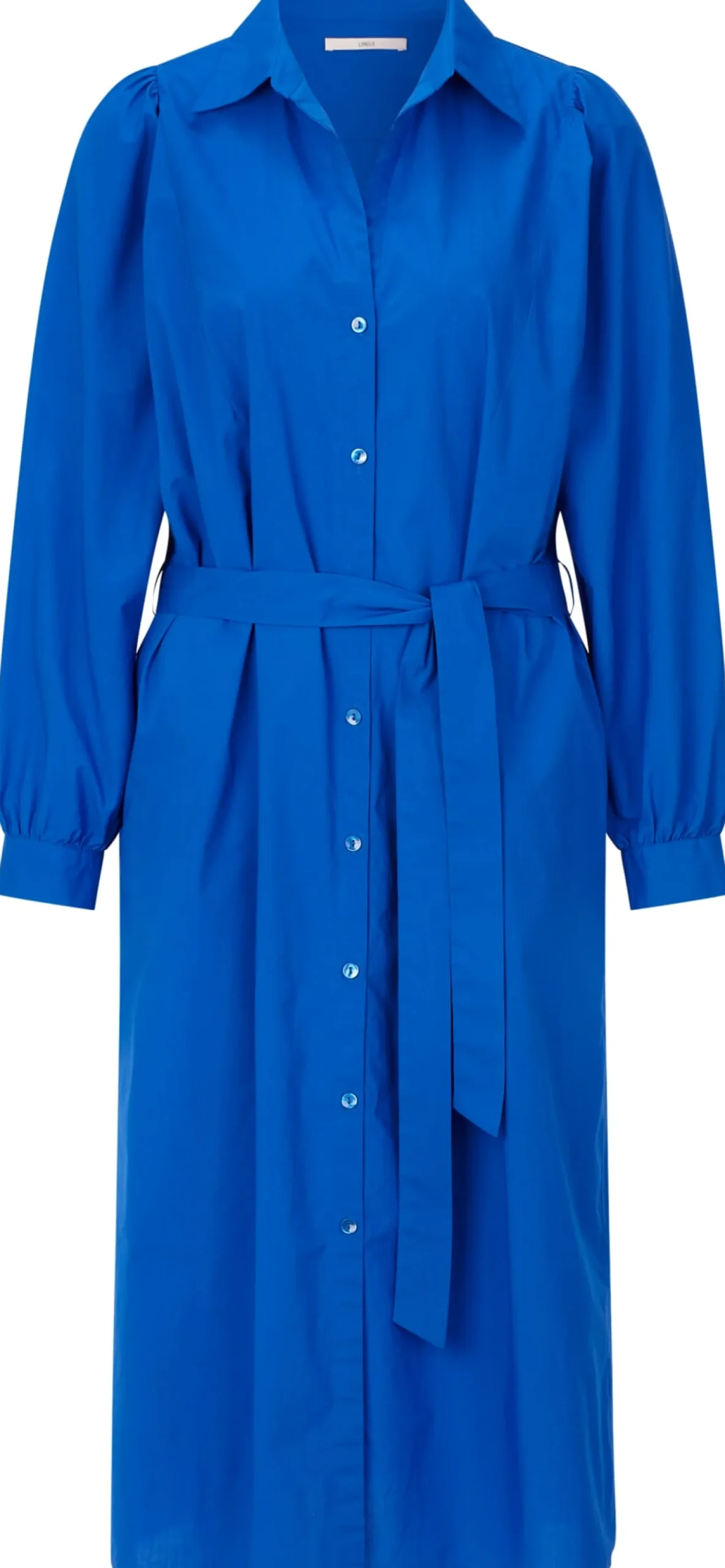 Kleider * LANIUS Damenkleid mit Kräuseln Blau