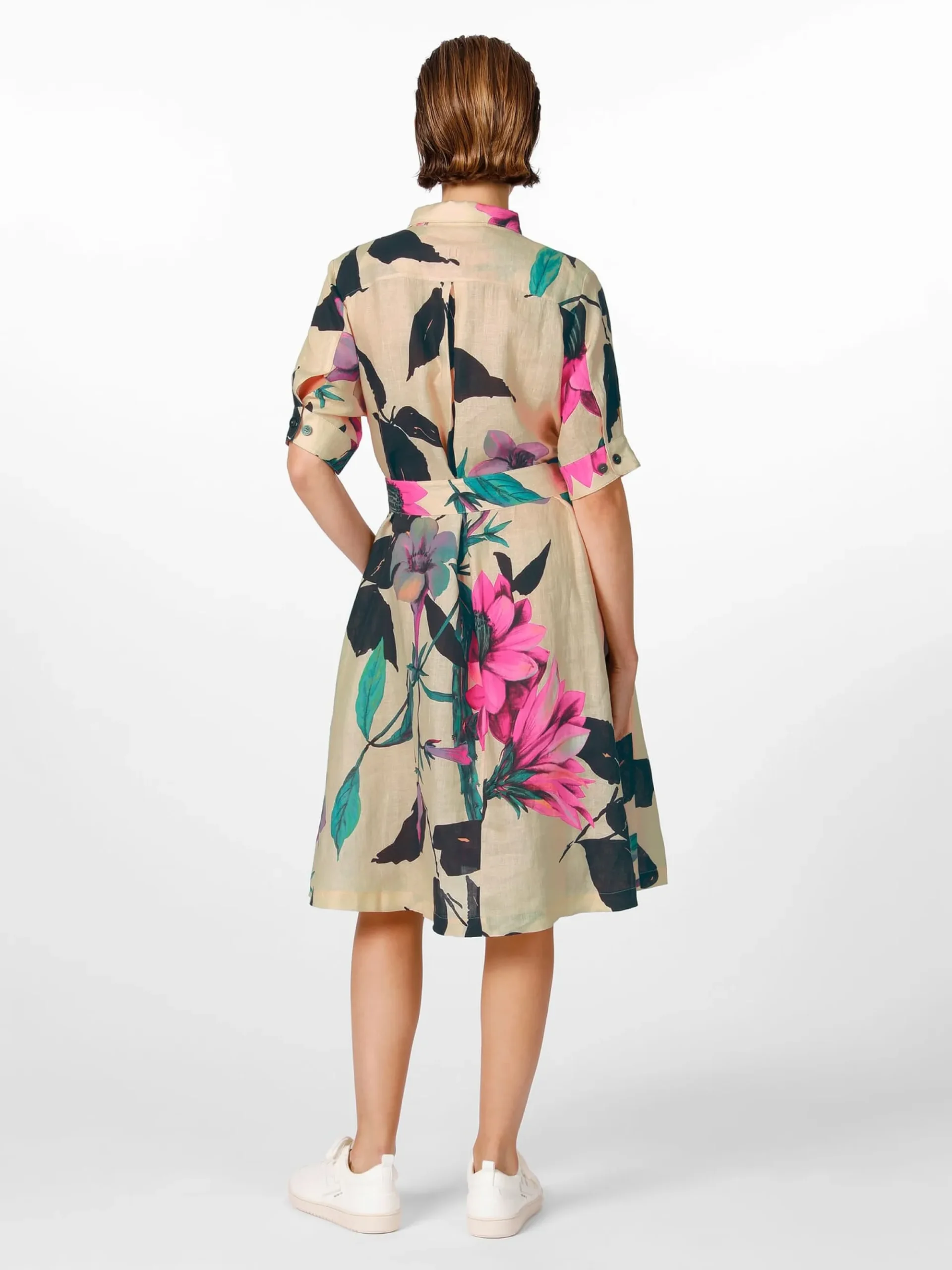 Kleider * Hannes Roether Damenkleid Tellerrock Multicolor