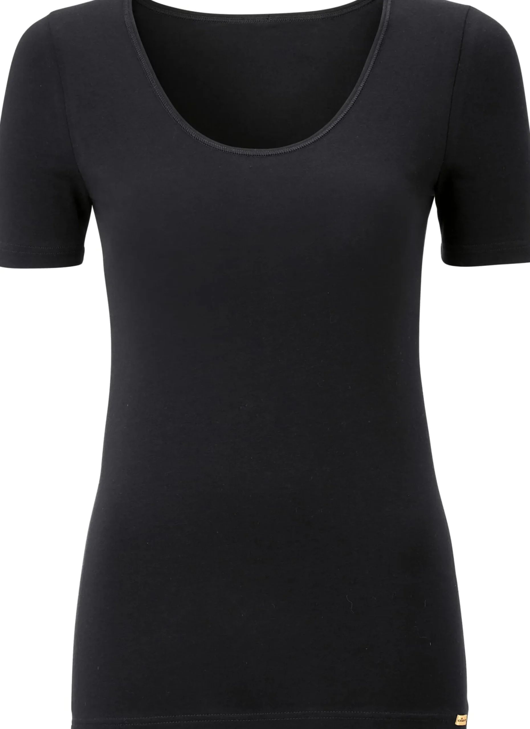 Shirts & Tops * Comazo Damen-Kurzarmshirt Schwarz