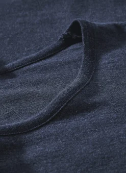 Wäsche|Shirts & Tops * Comazo Damen-Langarmshirt Wolle-Seide Dunkelblau