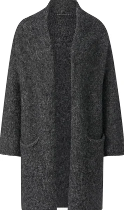 Strickjacken * Les Racines du Ciel Daen-Langtrickjacke Anthrazit