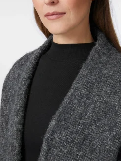 Strickjacken * Les Racines du Ciel Daen-Langtrickjacke Anthrazit