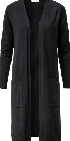 Strickjacken * Alma ＆ Lovis Damen-Langtrickjacke Schwarz