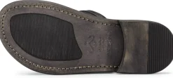 Sandalen|Freizeitschuhe * Astorflex Damen-Ledersandale geflochten Schwarz