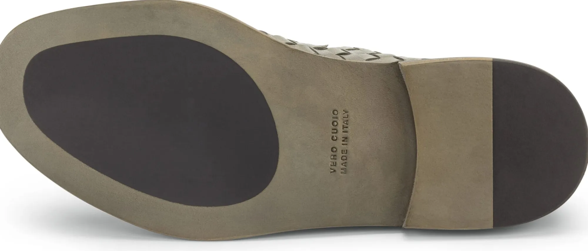 Stiefel|Klassische Damenschuhe * Punto Pigro Damen-Lederslipper geflochten Oliv
