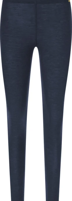 Hosen * Comazo Damen-Leggings Wolle-Seide Dunkelblau