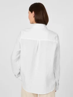 Blusen * LANIUS Damen-Leinenbluse Weiß
