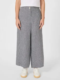 Hosen * Oska Damen-Leinenhose gestreift