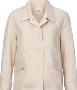 Blazer & Westen * LANIUS Damen-Leinenjacke Streifen