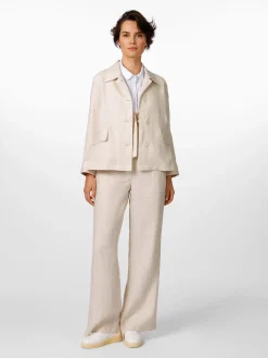 Blazer & Westen * LANIUS Damen-Leinenjacke Streifen