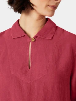Blusen * Armor lux Damen-Leinenschlupfbluse Rot