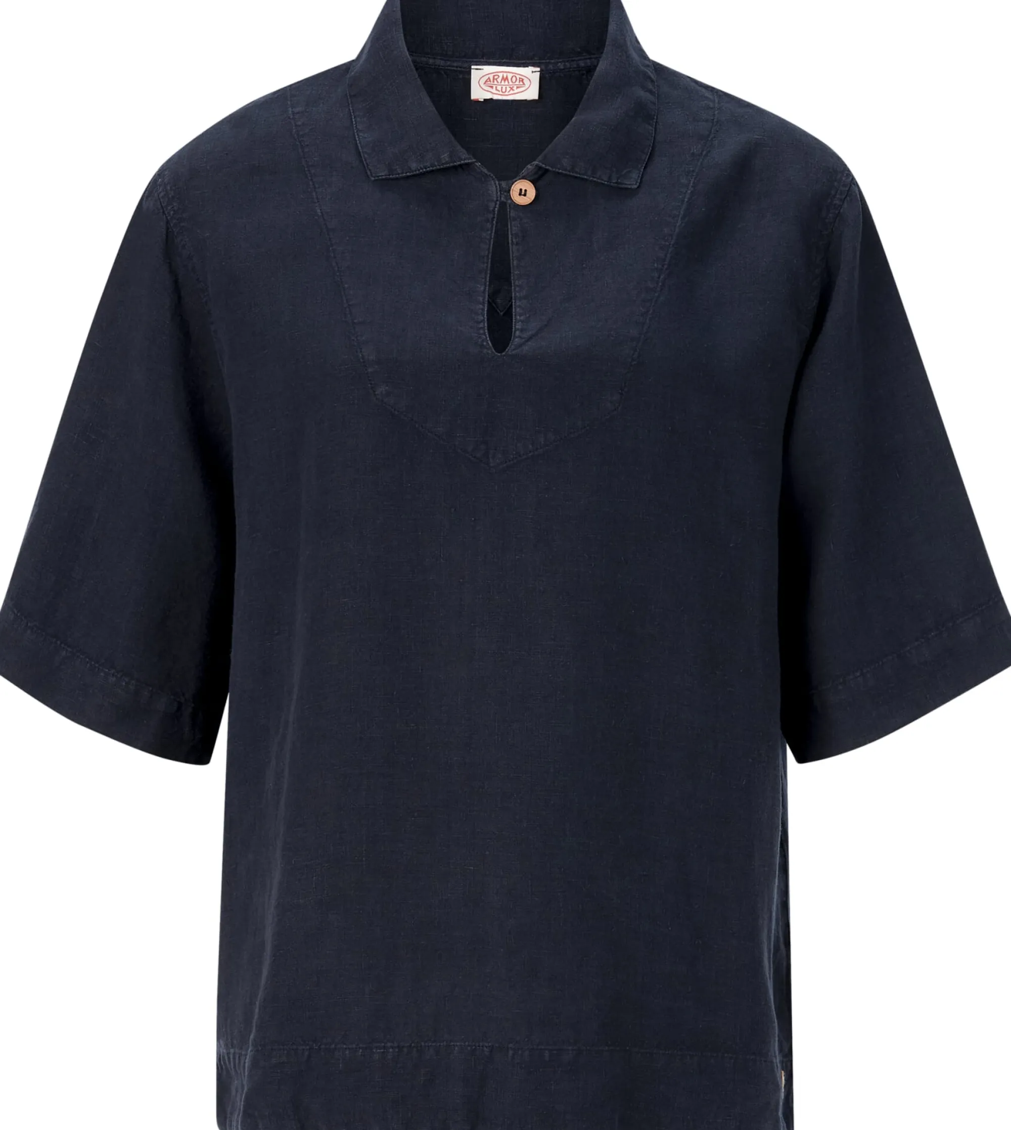 Blusen * Armor lux Damen-Leinenschlupfbluse Dunkelblau