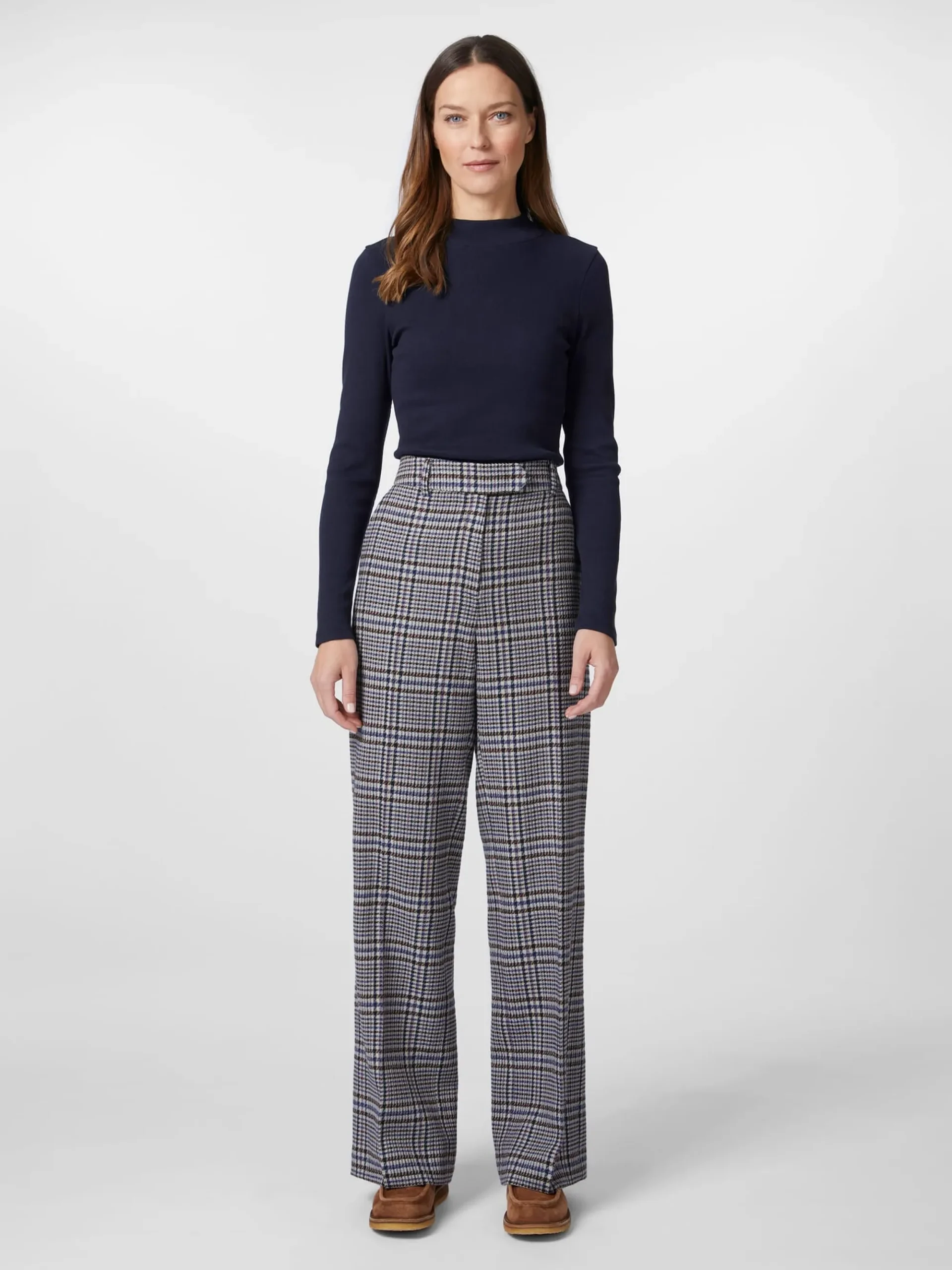 Hosen * LANIUS Damen-Marlenehose Karo Multicolor