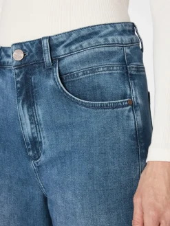 Hosen|Jeans * LANIUS Damen-Marlenejeans Blau