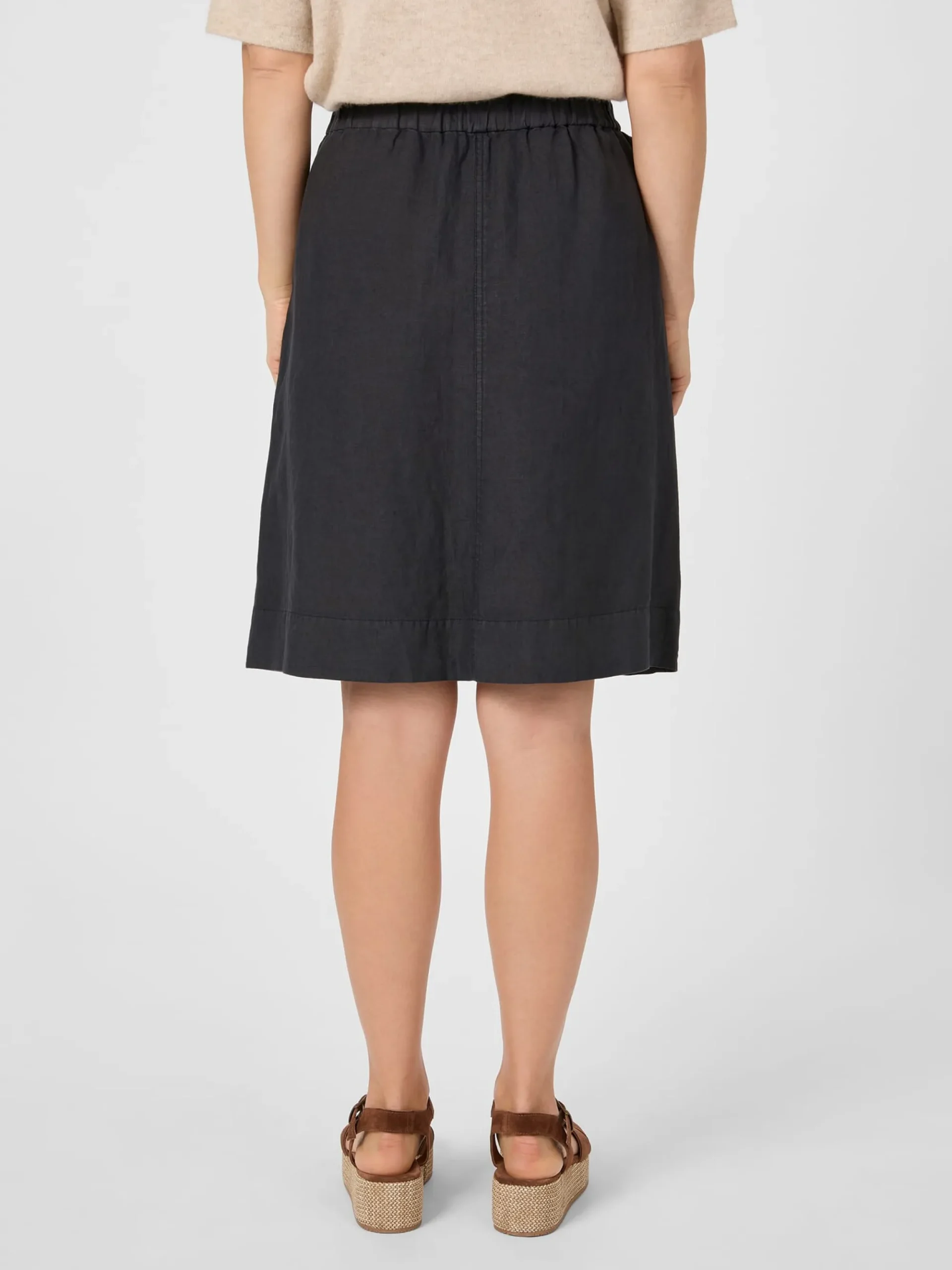 Röcke * Manufactum Damen-Midirock Baumwolle Navy