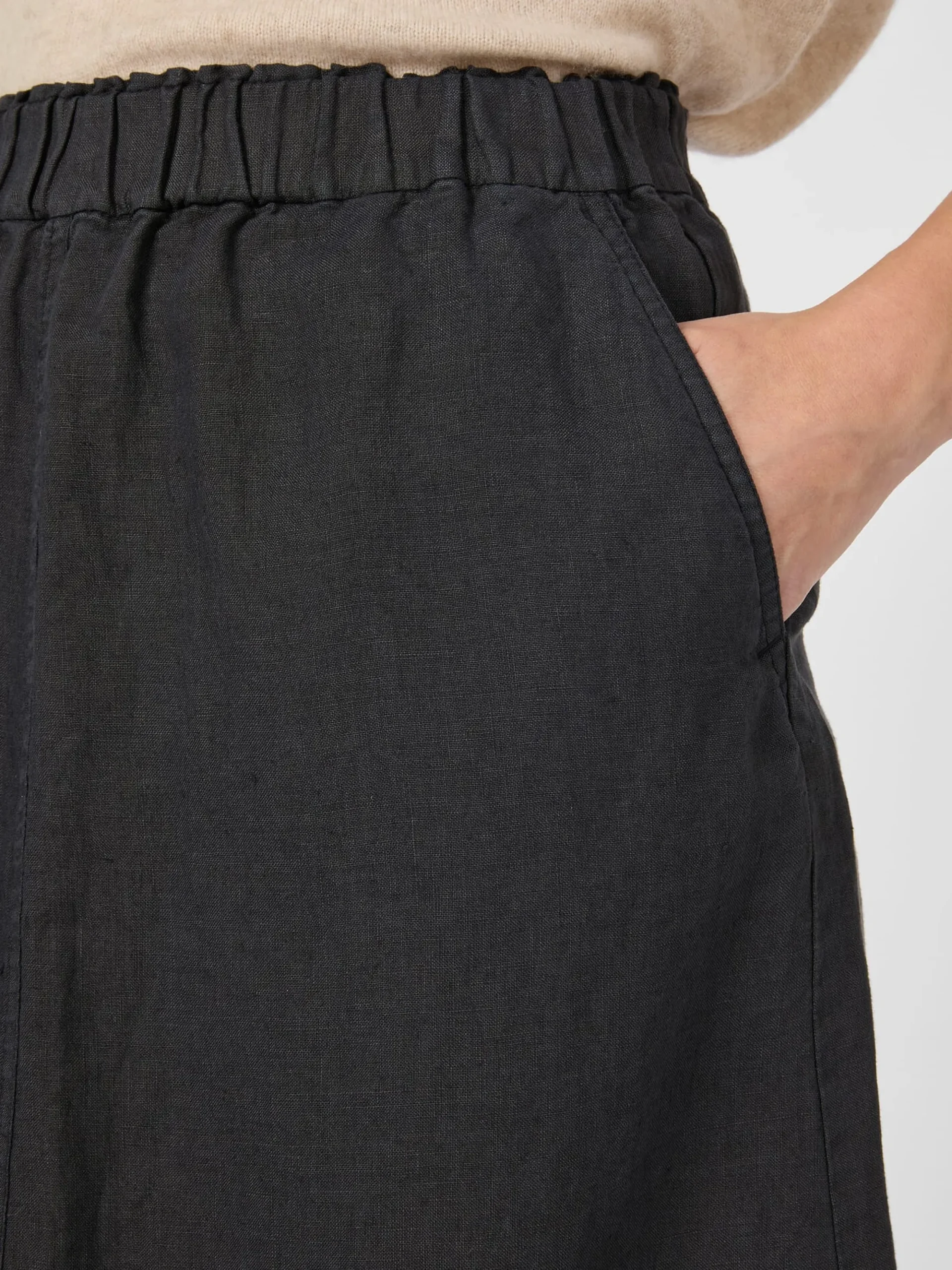 Röcke * Manufactum Damen-Midirock Baumwolle Navy