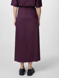 Röcke * LANIUS Damen-Midirock TENCEL™ Violett