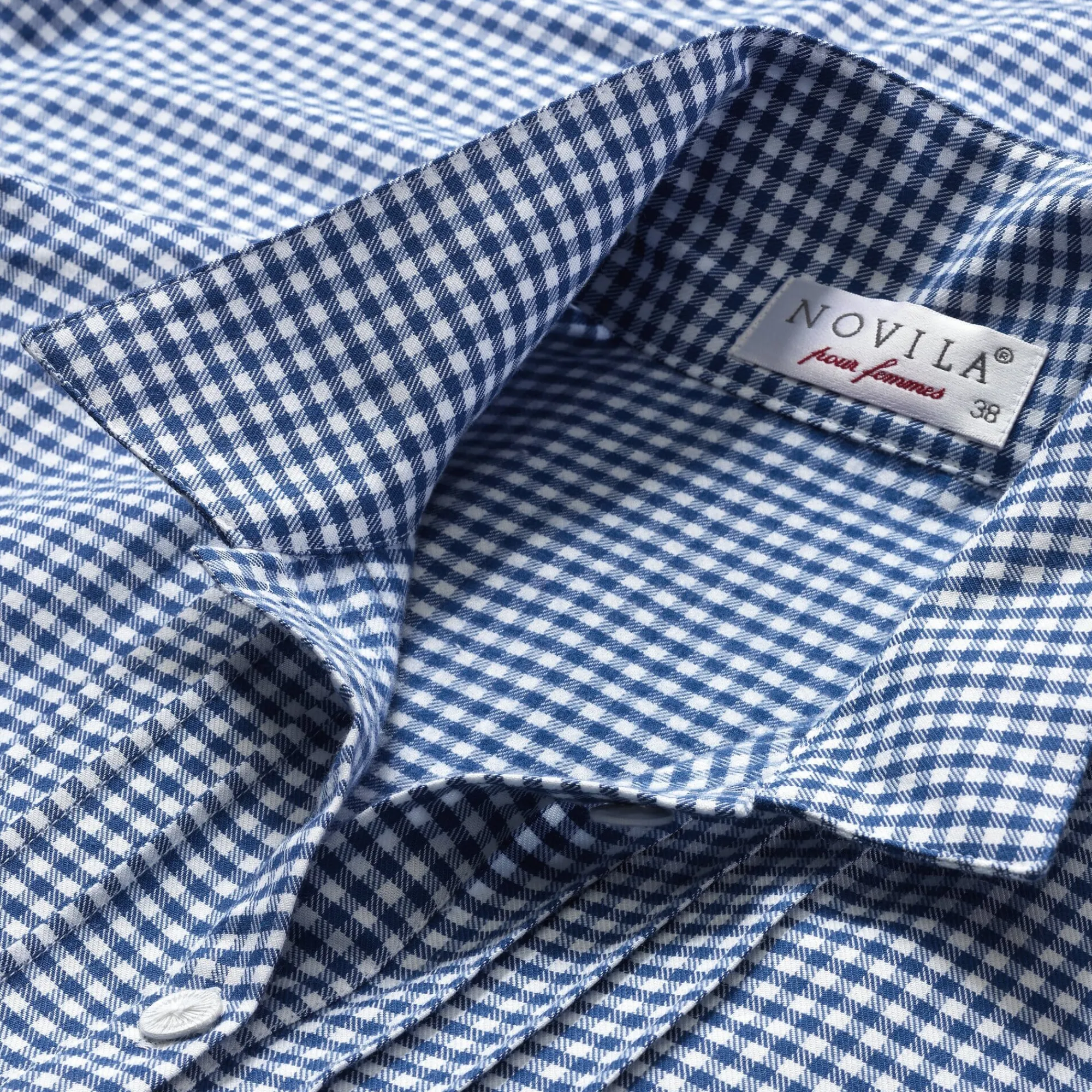 Wäsche * Novila Damen-Nachthemd Flanell Blau