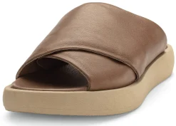 Sandalen|Freizeitschuhe * Werner Schuhe Damenpantolette Rindleder Braun