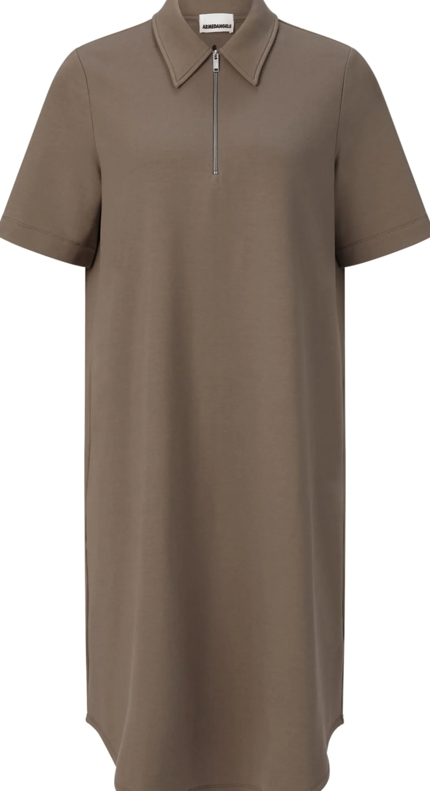 Kleider * Armedangels Damen-Polokleid Mittelbraun