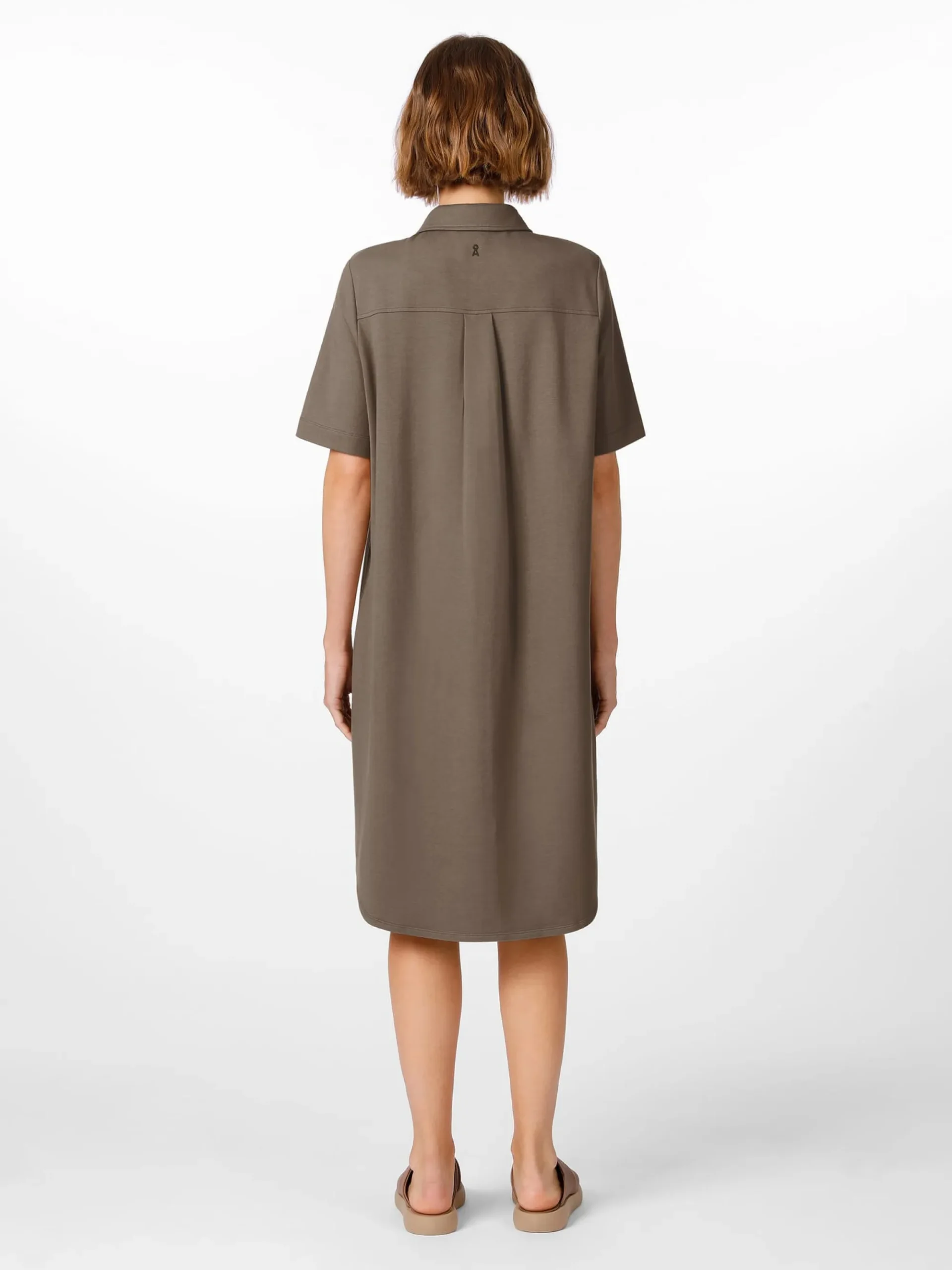 Kleider * Armedangels Damen-Polokleid Mittelbraun