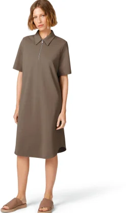 Kleider * Armedangels Damen-Polokleid Mittelbraun