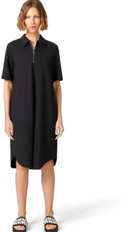Kleider * Armedangels Damen-Polokleid Schwarz