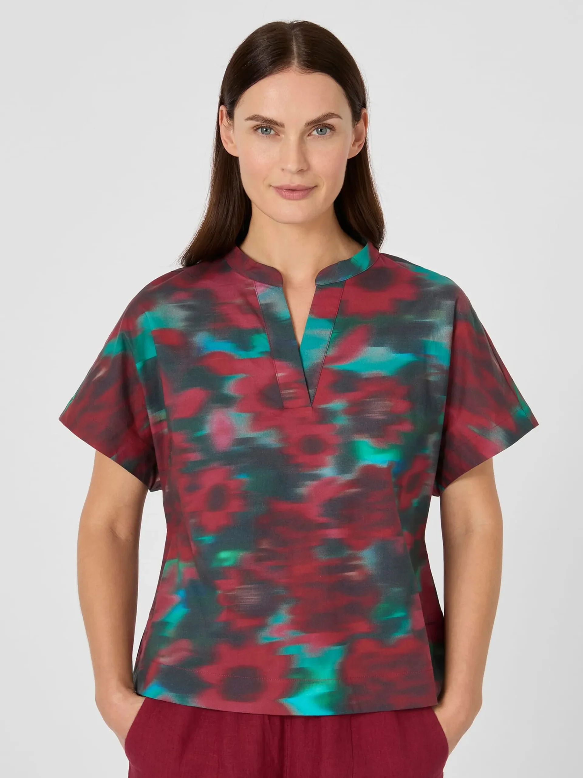 Blusen * Alma & Lovis Damen-Popelinebluse Multicolor