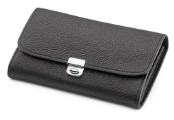 Geldbörsen|Geldbörsen * Volker Lang Accessoires Damenportemonaie Hirschleder Schwarz