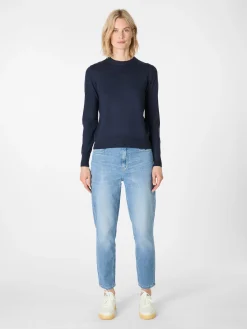 Pullover * Knowledge Cotton Apparel Daenpullover erinowolle Dunkelblau
