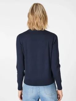 Pullover * Knowledge Cotton Apparel Daenpullover erinowolle Dunkelblau