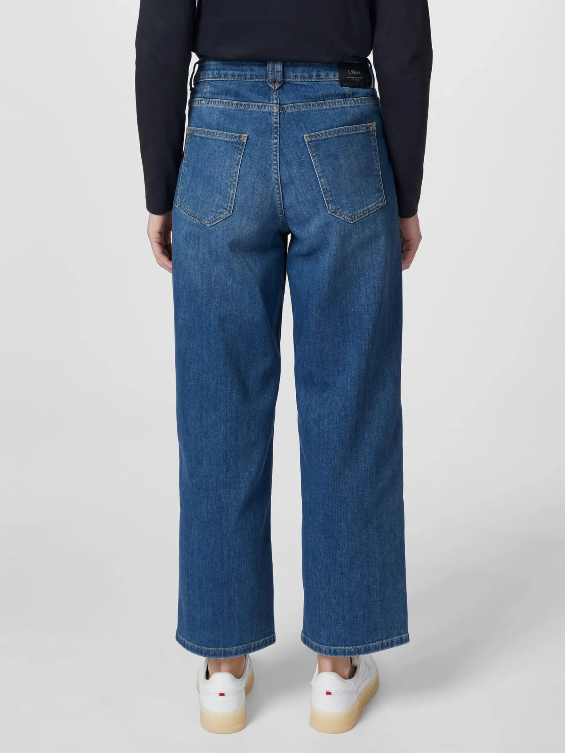 Hosen|Jeans * LANIUS Damen-Relaxed-Jeans Blau