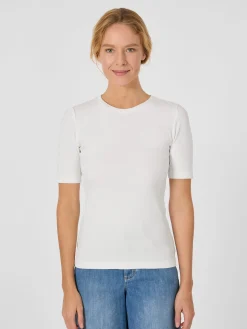 Shirts & Tops * Knowledge Cotton Apparel Daen-Rippenhirt Weiß