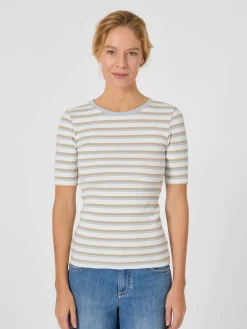 Shirts & Tops * Knowledge Cotton Apparel Daen-Rippenhirt getreift