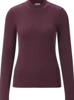 Shirts & Tops * Knowledge Cotton Apparel Daen-Rippenhirt angar Weinrot