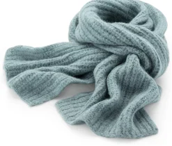 Schals & Tücher * Alma ＆ Lovis Damen-Rippenstrickschal, Petrol