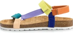 Sandalen|Freizeitschuhe * Grand Step Shoes Damensandale Baumwolle Multicolor
