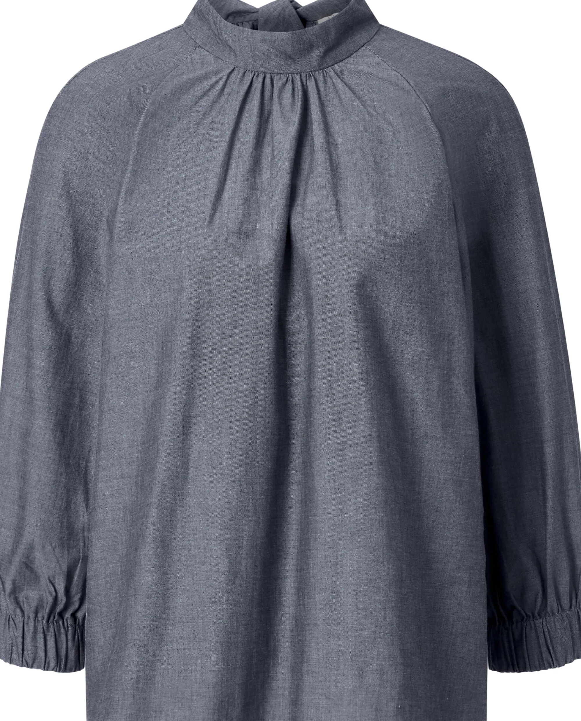 Blusen * Christiane Strobel Daen-chupfbue Chabray Mittelblau
