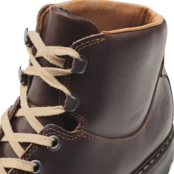 Stiefel|Freizeitschuhe * Original Haferl Damen-Schnürschuh Rindleder Dunkelbraun