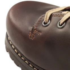 Stiefel|Freizeitschuhe * Original Haferl Damen-Schnürschuh Rindleder Dunkelbraun