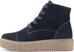 Stiefel * Werner Schuhe Damen-Schnürstiefel Dunkelblau
