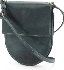 Umhänge- & Handtaschen|Handtaschen * Harold’s Lederwaren Damen-Schultertasche klein, petrol
